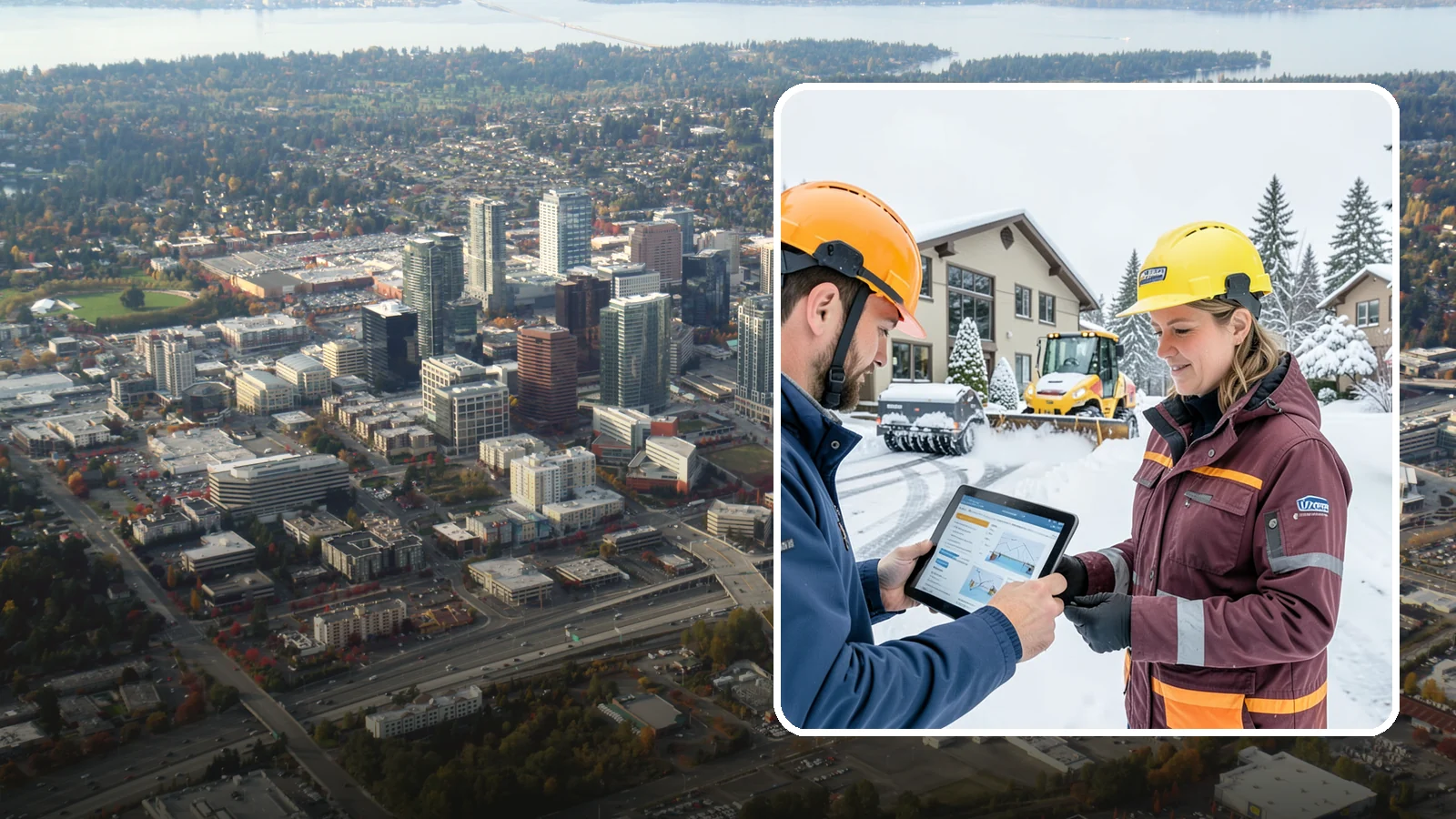 Snow Route Service in Bellevue, King County, WA - Placement on a planned, efficient clearing route that serves your property on a consistent storm-day schedule.