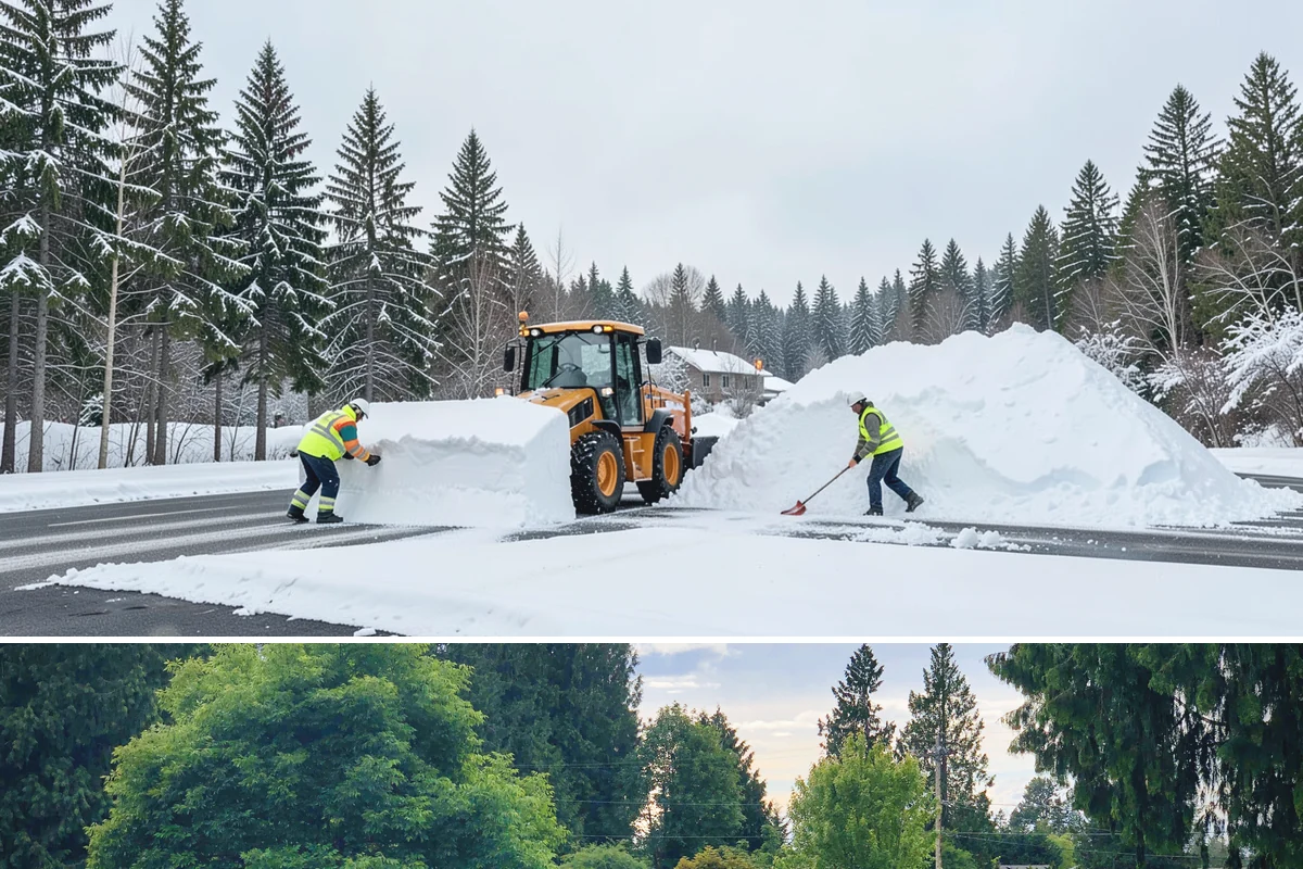 Snow Route Service in Bonney Lake, Pierce County, WA - Route assignments are set at the start of winter and run through the snow season into early spring.