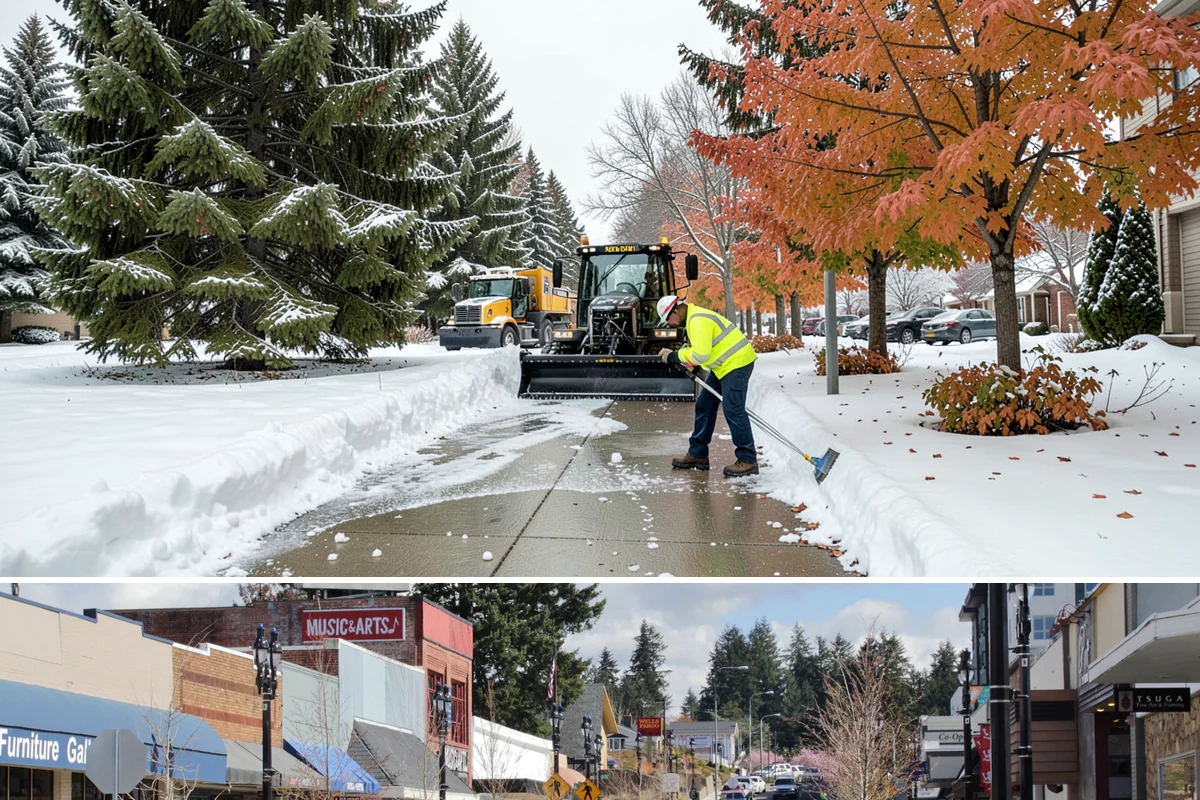 Snow Route Service in Bothell, King County, WA - Route assignments are set at the start of winter and run through the snow season into early spring.
