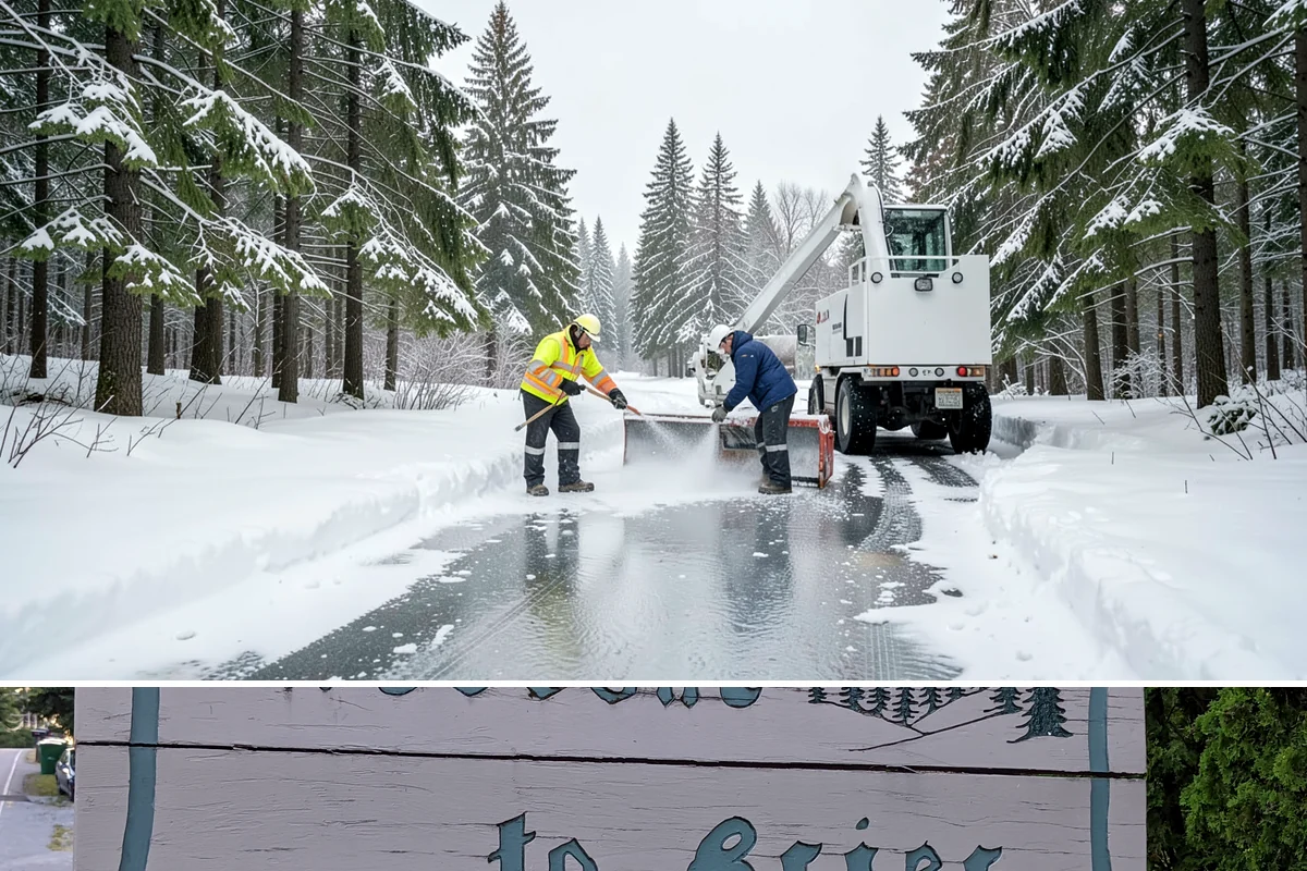 Snow Route Service in Brier, Snohomish County, WA - Route assignments are set at the start of winter and run through the snow season into early spring.