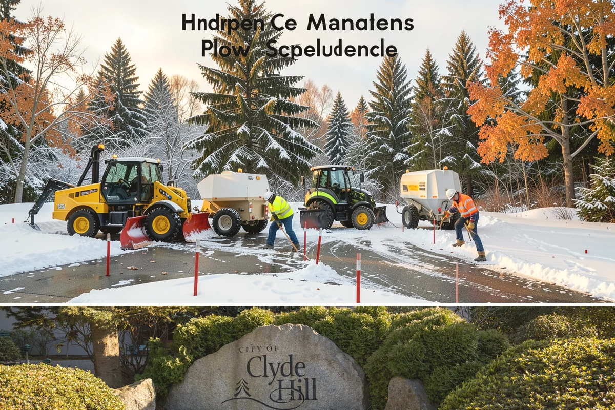 Snow Route Service in Clyde Hill, King County, WA - Route assignments are set at the start of winter and run through the snow season into early spring.