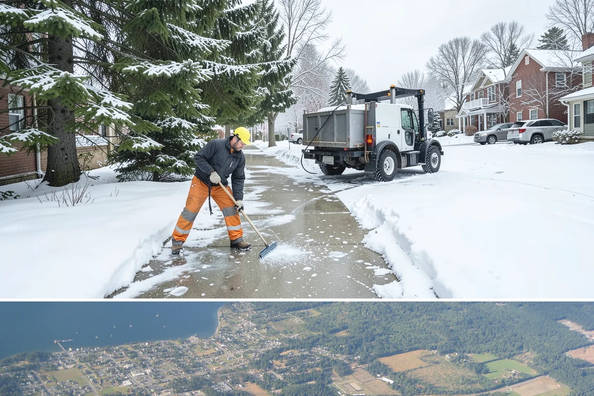 Snow Route Service in Coupeville, Island County, WA - Route assignments are set at the start of winter and run through the snow season into early spring.