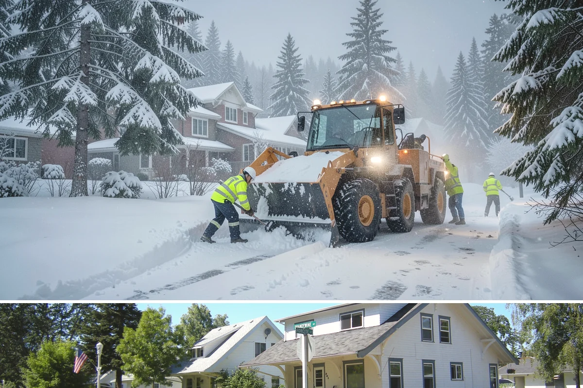 Snow Route Service in DuPont, Pierce County, WA - Route assignments are set at the start of winter and run through the snow season into early spring.