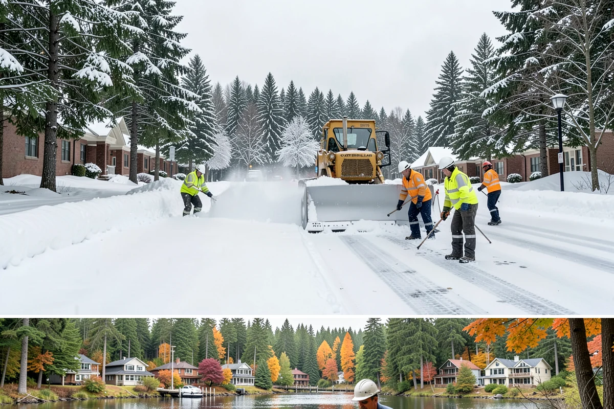 Snow Route Service in La Conner, Skagit County, WA - Route assignments are set at the start of winter and run through the snow season into early spring.