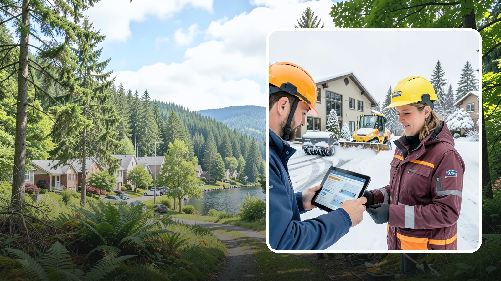 Snow Route Service in Lake Forest Park, King County, WA - Placement on a planned, efficient clearing route that serves your property on a consistent storm-day schedule.