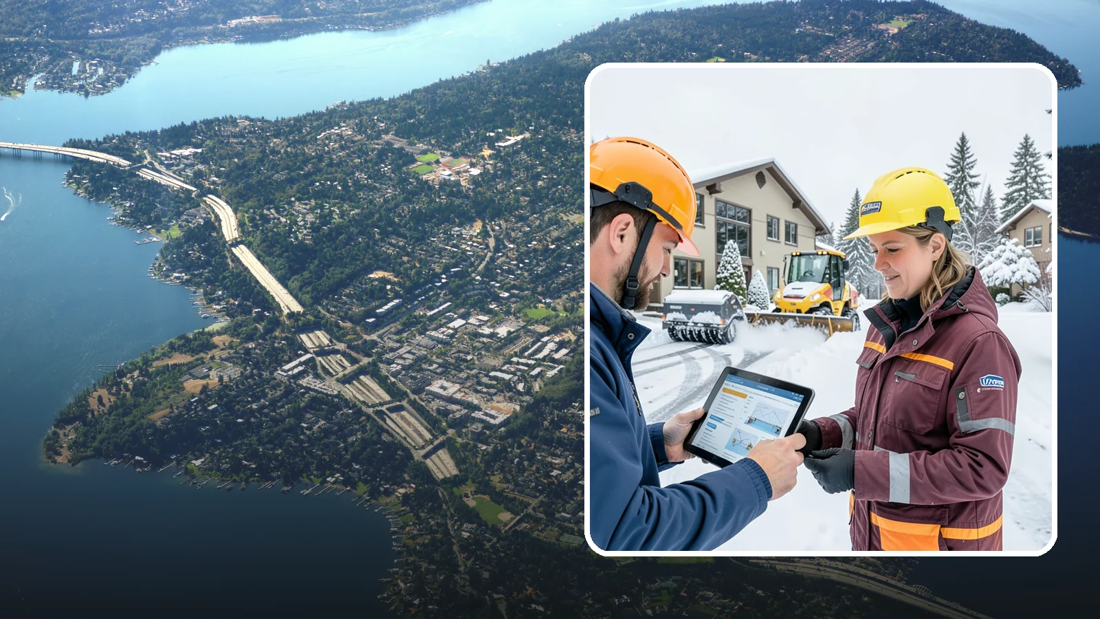 Snow Route Service in Mercer Island, King County, WA - Placement on a planned, efficient clearing route that serves your property on a consistent storm-day schedule.