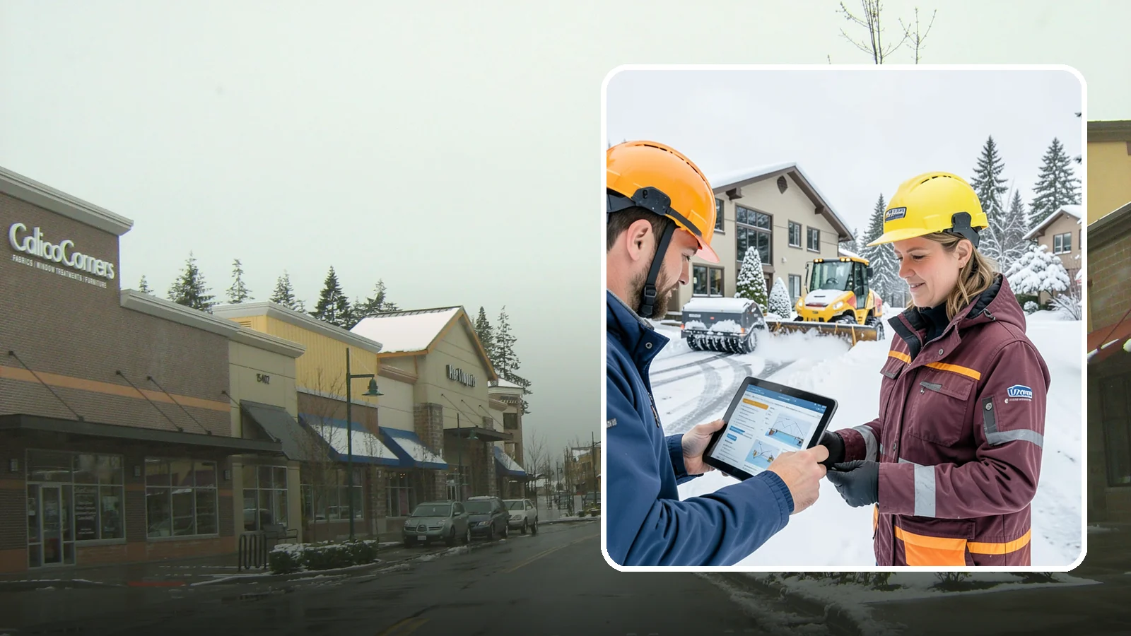 Snow Route Service in Mill Creek, Snohomish County, WA - Placement on a planned, efficient clearing route that serves your property on a consistent storm-day schedule.