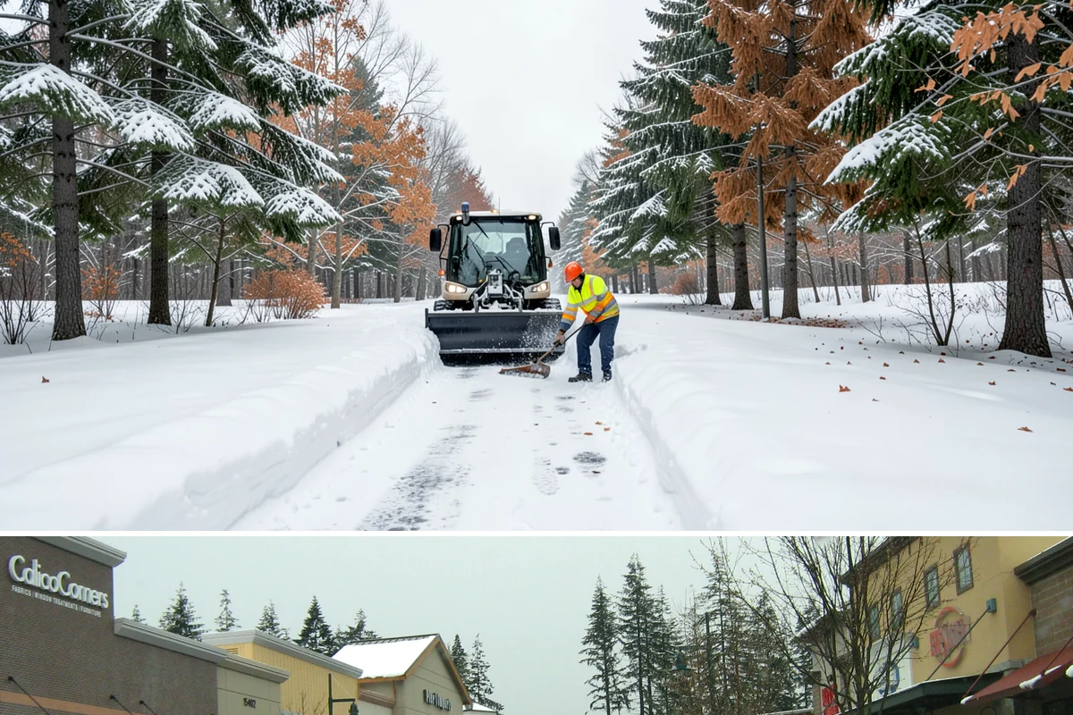 Snow Route Service in Mill Creek, Snohomish County, WA - Route assignments are set at the start of winter and run through the snow season into early spring.