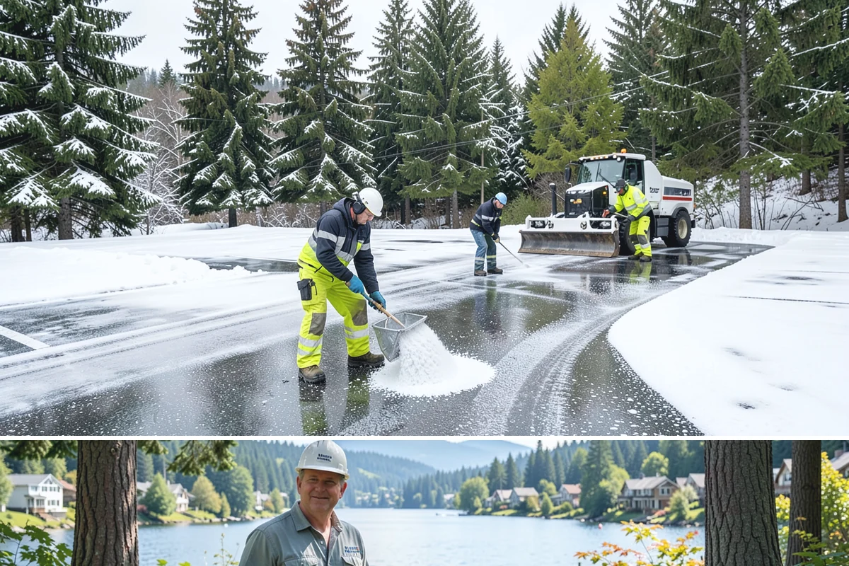 Snow Route Service in Milton, King County, WA - Route assignments are set at the start of winter and run through the snow season into early spring.