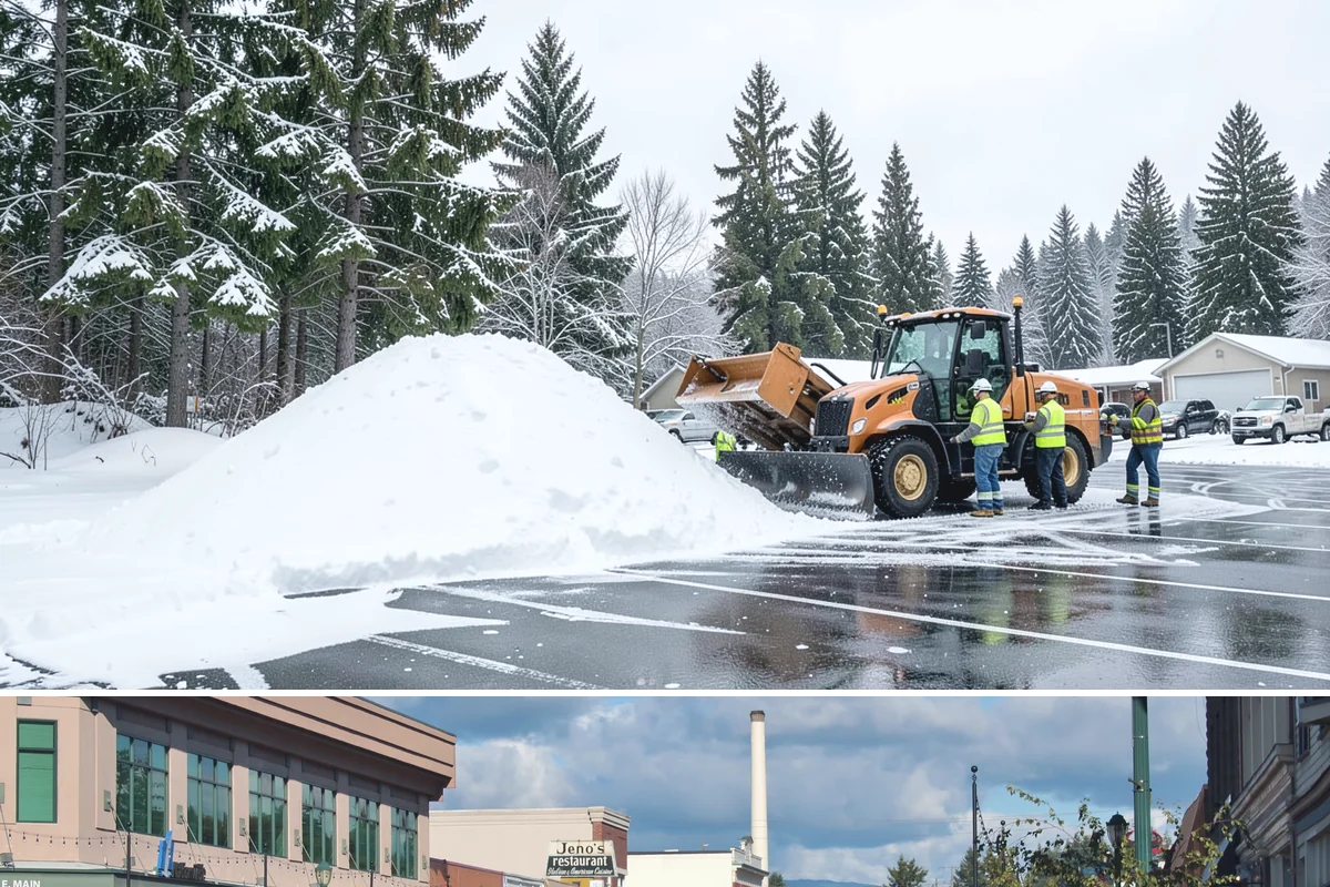 Snow Route Service in Monroe, Snohomish County, WA - Route assignments are set at the start of winter and run through the snow season into early spring.