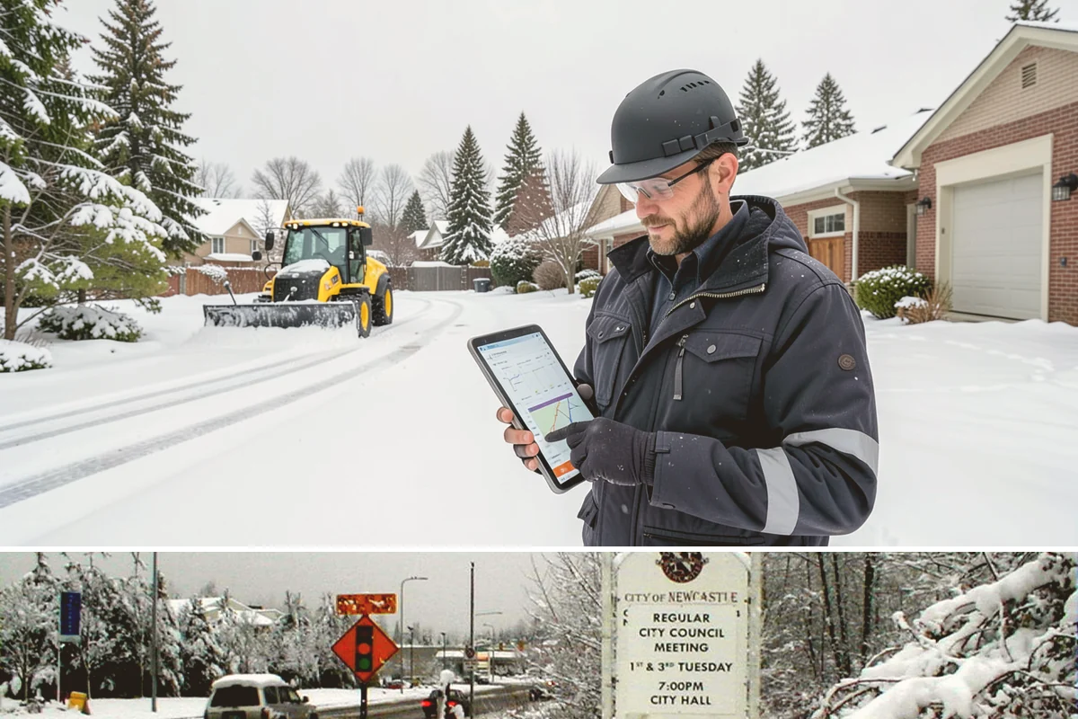 Snow Route Service in Newcastle, King County, WA - Route assignments are set at the start of winter and run through the snow season into early spring.