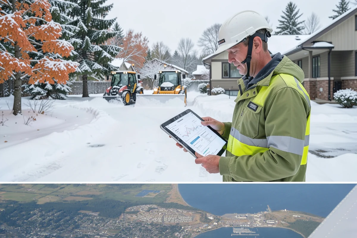 Snow Route Service in Oak Harbor, Island County, WA - Route assignments are set at the start of winter and run through the snow season into early spring.