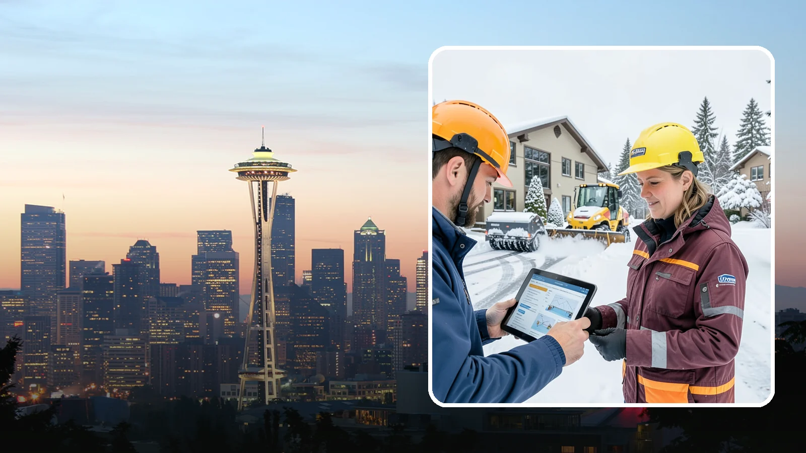 Snow Route Service in Seattle, King County, WA - Placement on a planned, efficient clearing route that serves your property on a consistent storm-day schedule.