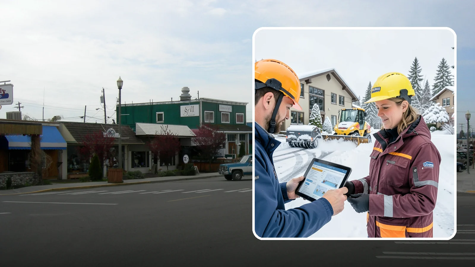 Snow Route Service in Stanwood, Snohomish County, WA - Placement on a planned, efficient clearing route that serves your property on a consistent storm-day schedule.