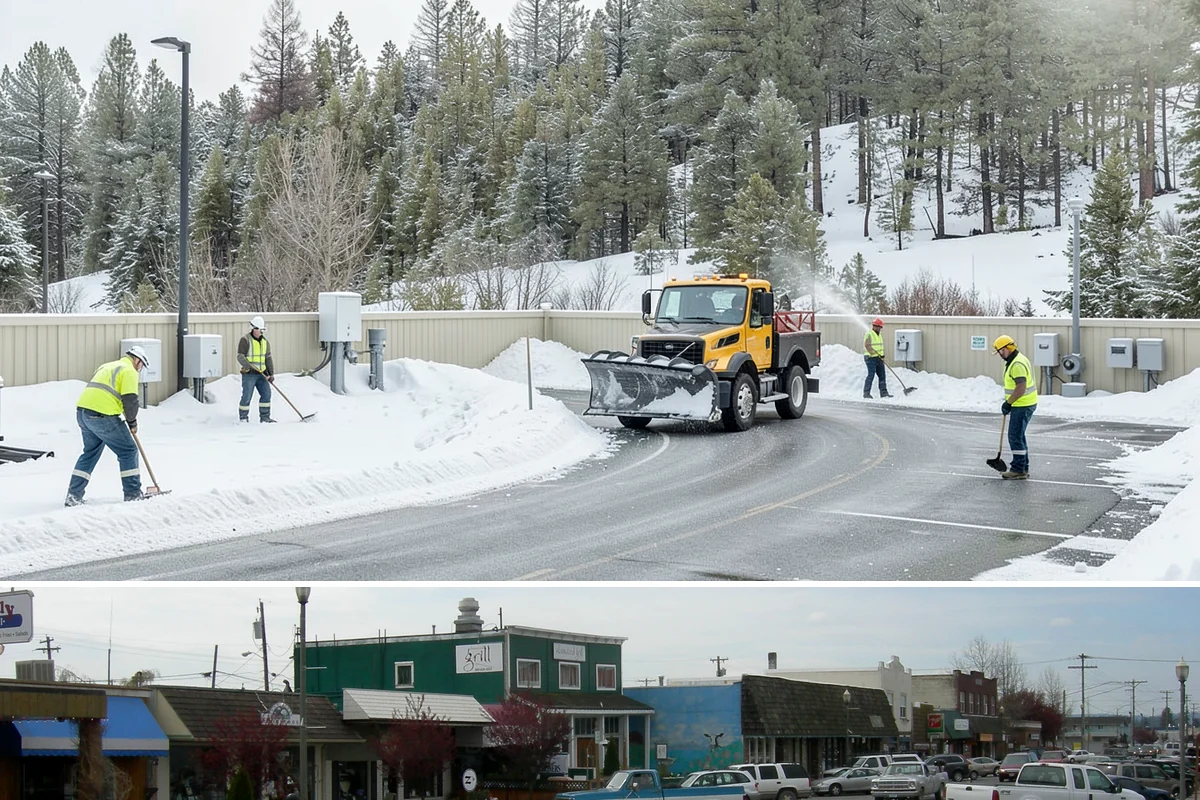 Snow Route Service in Stanwood, Snohomish County, WA - Route assignments are set at the start of winter and run through the snow season into early spring.