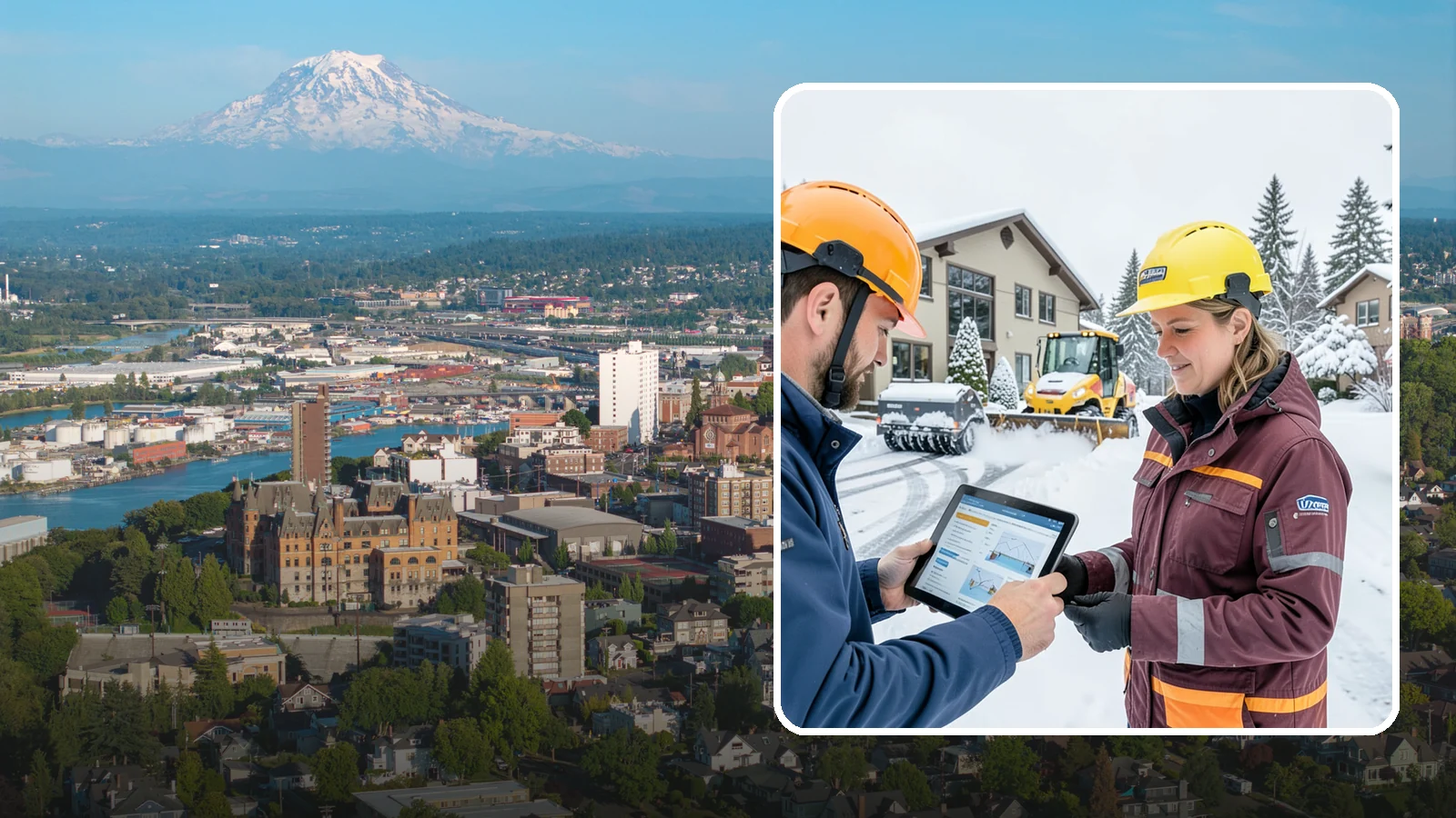Snow Route Service in Tacoma, Pierce County, WA - Placement on a planned, efficient clearing route that serves your property on a consistent storm-day schedule.