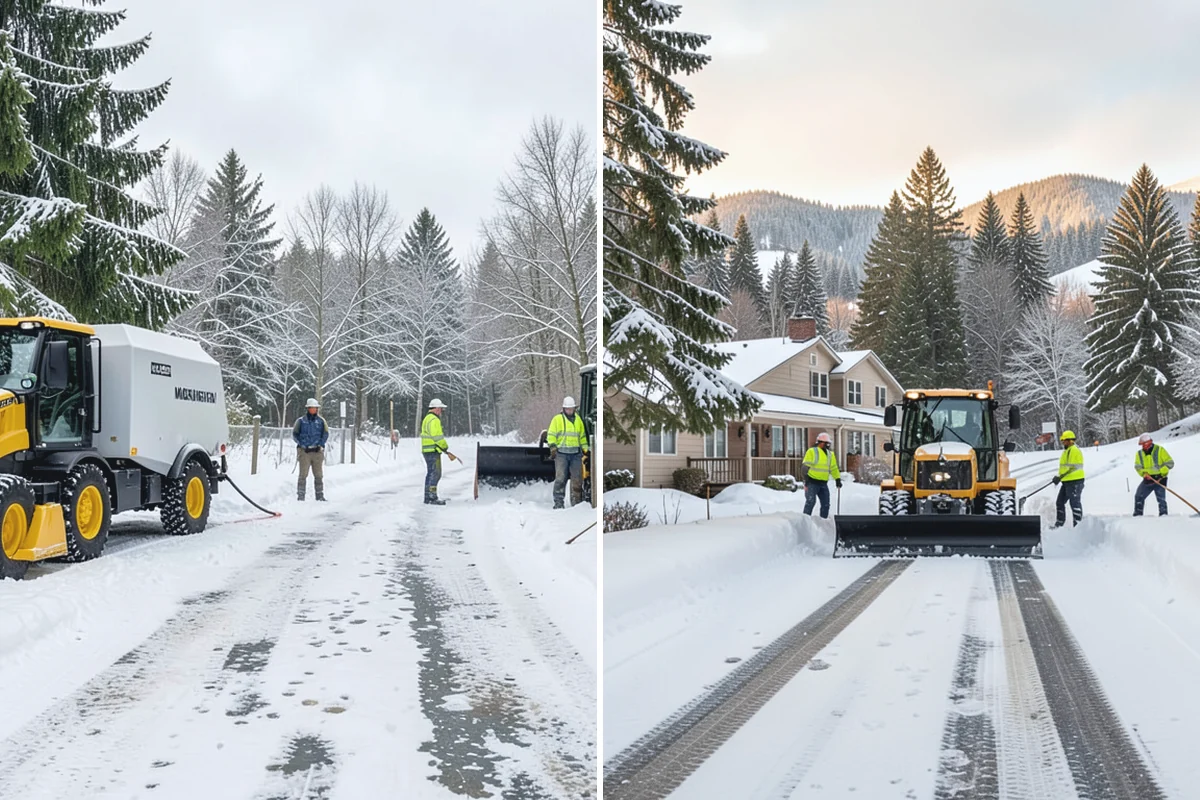 Snow Route Service in Wilkeson, Pierce County, WA - We assign your property to the nearest optimized clearing route