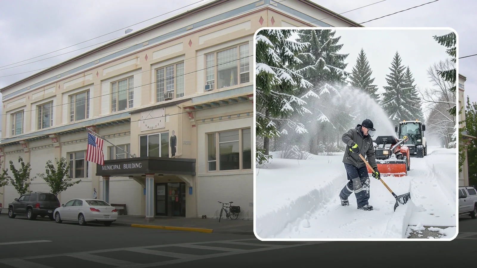 Snow Shoveling Services in Anacortes, Skagit County, WA - We hand-shovel walks, steps, and entries where careful clearing matters more than machine speed.