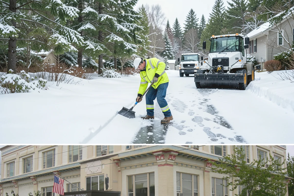 Snow Shoveling Services in Anacortes, Skagit County, WA - Book hand-shoveling in early winter so detailed clearing is ready for the season's first snow.