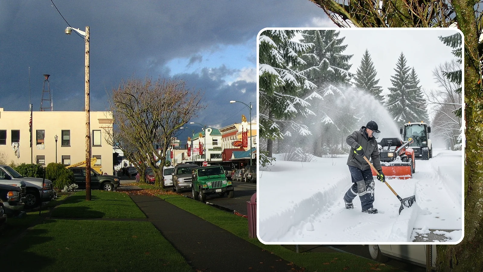 Snow Shoveling Services in Arlington, Snohomish County, WA - We hand-shovel walks, steps, and entries where careful clearing matters more than machine speed.