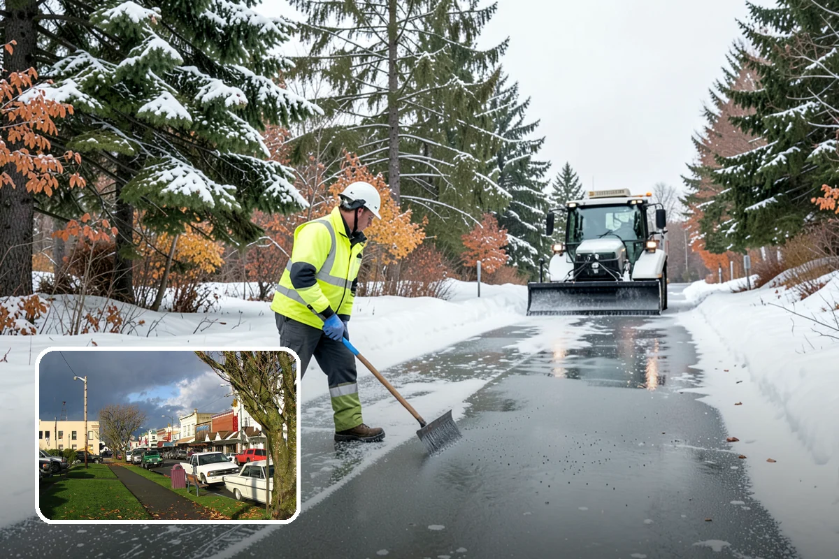 Snow Shoveling Services in Arlington, Snohomish County, WA - Protects finished and decorative surfaces from damage