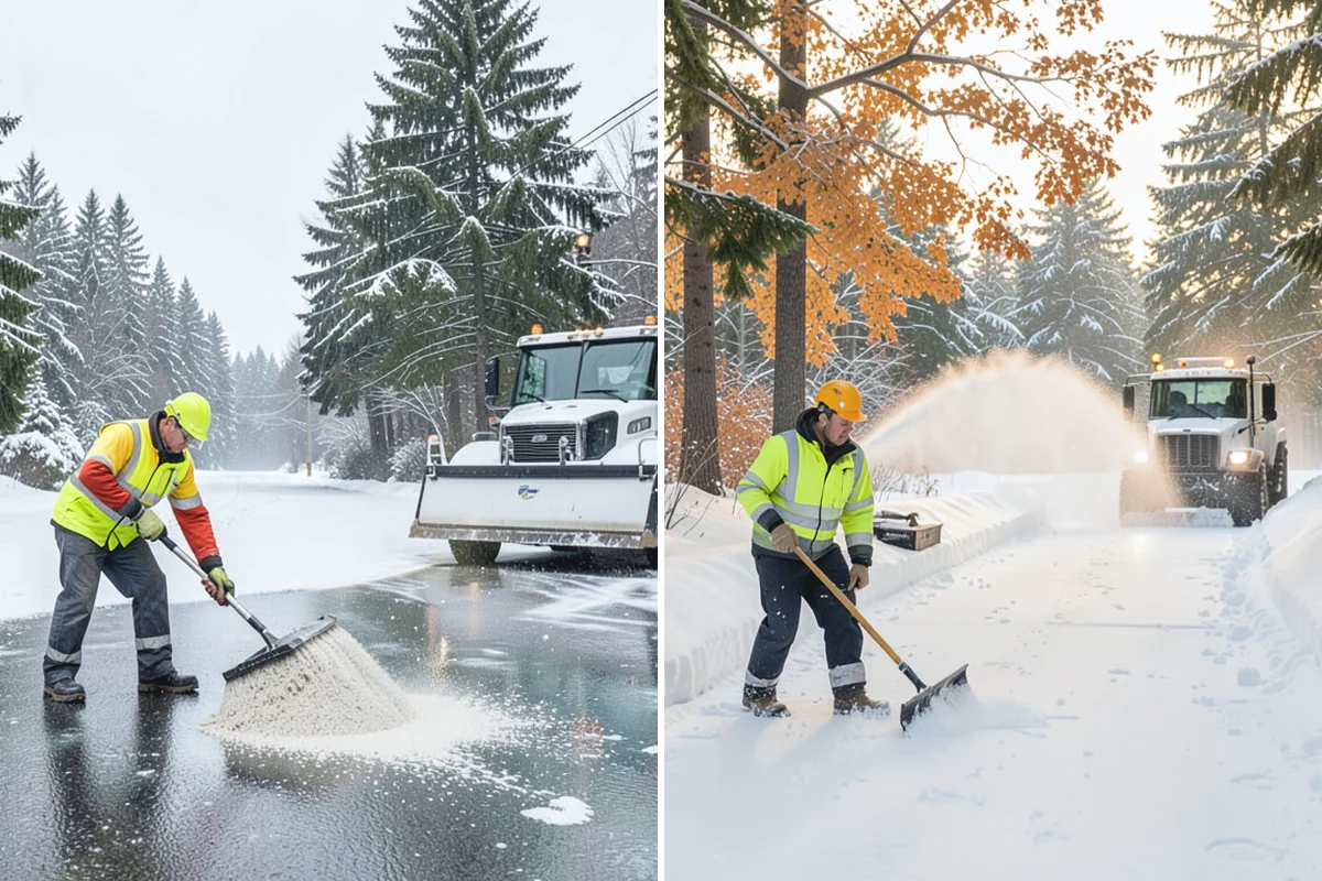 Snow Shoveling Services in Auburn, King County, WA - We identify the surfaces best suited to hand work