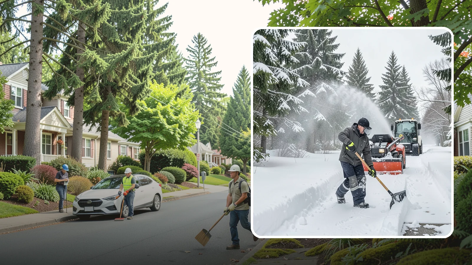 Snow Shoveling Services in Beaux Arts Village, King County, WA - We hand-shovel walks, steps, and entries where careful clearing matters more than machine speed.