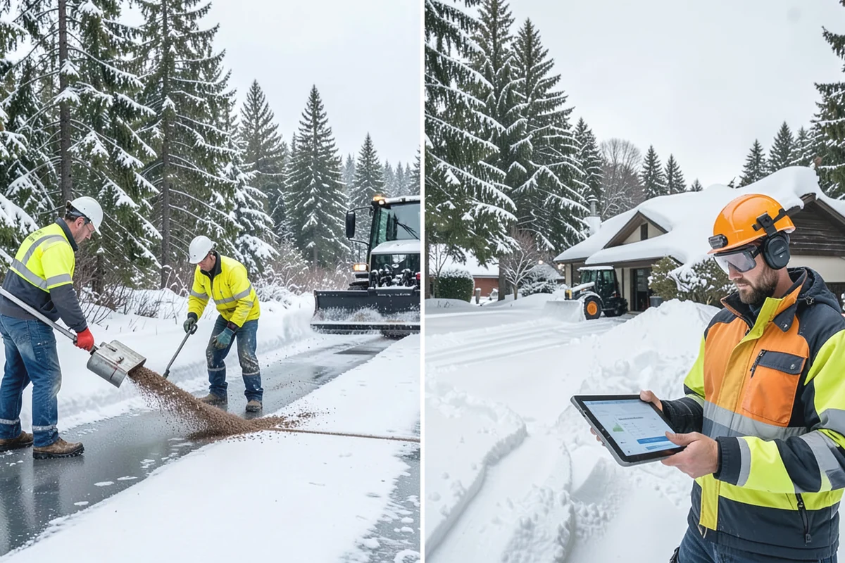 Snow Shoveling Services in Beaux Arts Village, King County, WA - We identify the surfaces best suited to hand work