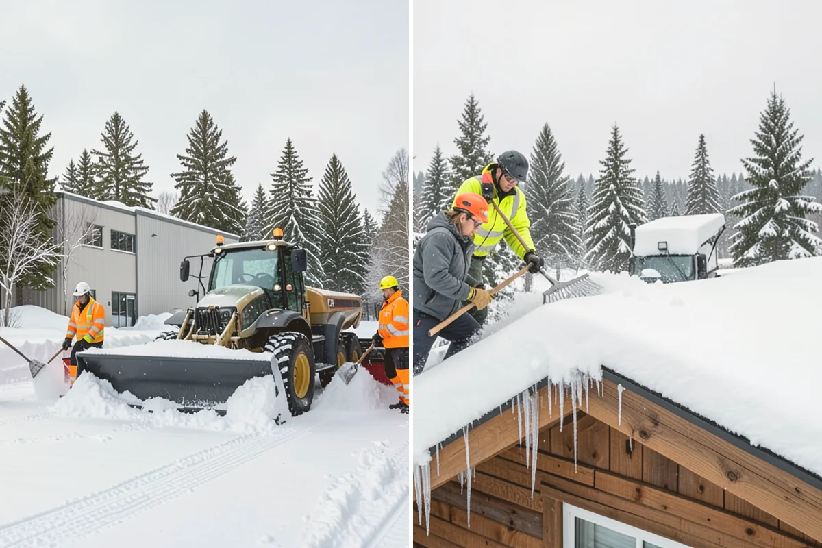 Snow Shoveling Services in Bellevue, King County, WA - We identify the surfaces best suited to hand work