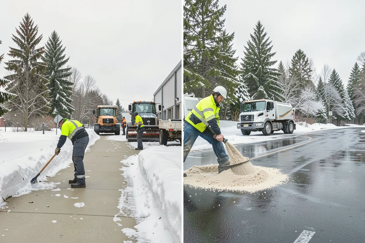 Snow Shoveling Services in Brier, Snohomish County, WA - We identify the surfaces best suited to hand work
