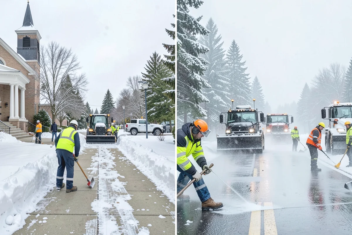 Snow Shoveling Services in Buckley, Pierce County, WA - We identify the surfaces best suited to hand work