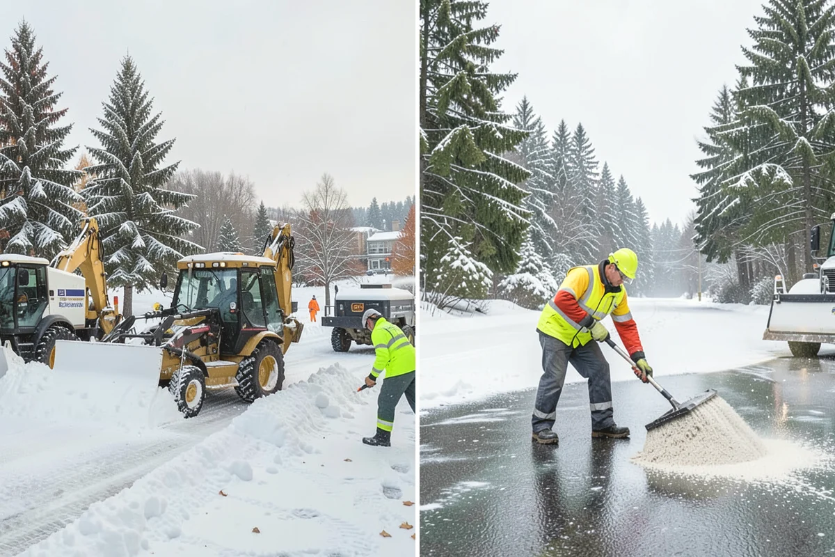 Snow Shoveling Services in Burien, King County, WA - We identify the surfaces best suited to hand work