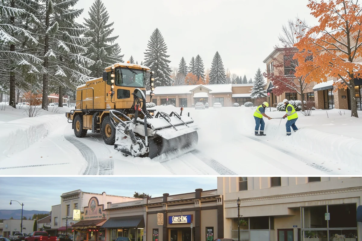 Snow Shoveling Services in Burlington, Skagit County, WA - Book hand-shoveling in early winter so detailed clearing is ready for the season's first snow.