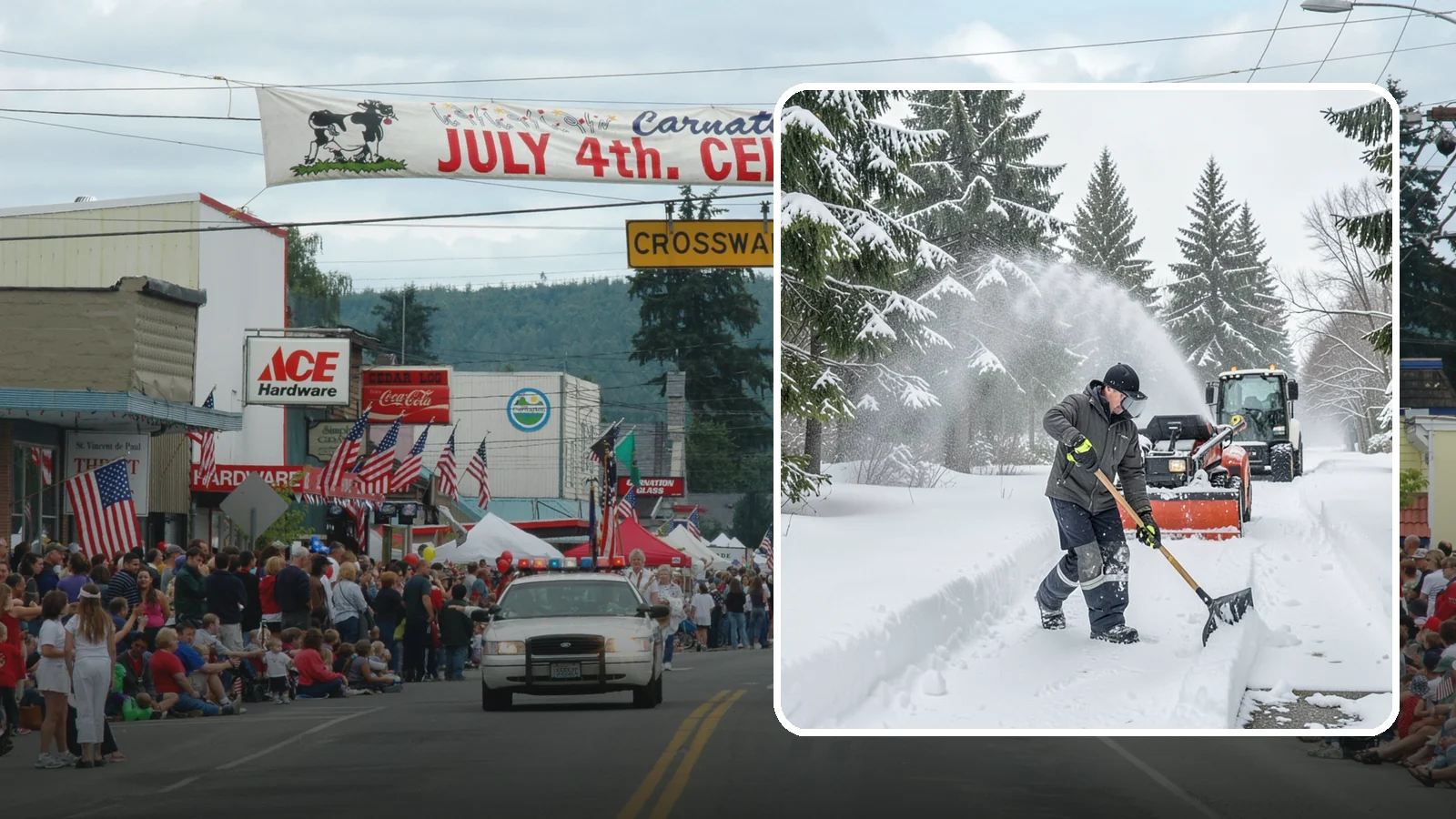 Snow Shoveling Services in Carnation, King County, WA - We hand-shovel walks, steps, and entries where careful clearing matters more than machine speed.