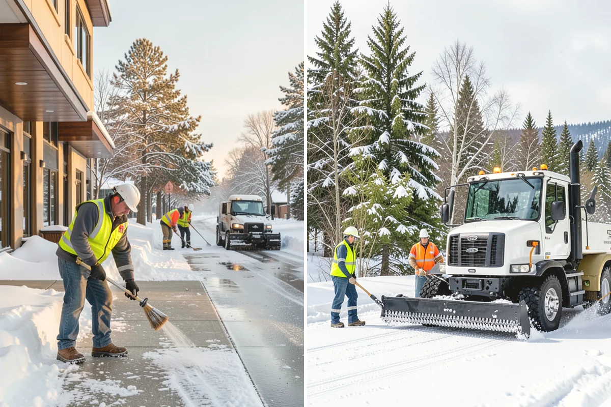 Snow Shoveling Services in Carnation, King County, WA - We identify the surfaces best suited to hand work
