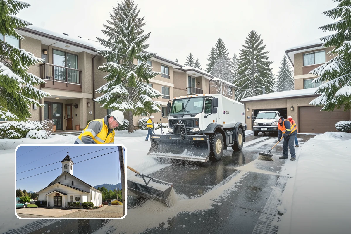 Snow Shoveling Services in Concrete, Skagit County, WA - Protects finished and decorative surfaces from damage