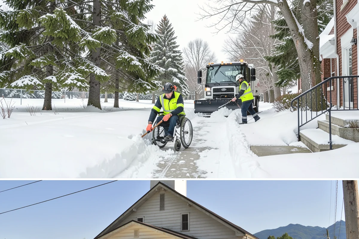 Snow Shoveling Services in Concrete, Skagit County, WA - Book hand-shoveling in early winter so detailed clearing is ready for the season's first snow.