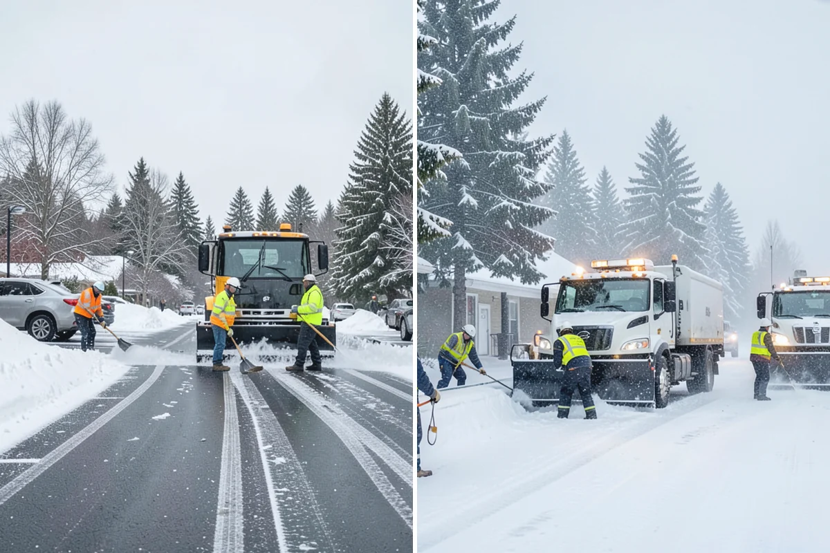 Snow Shoveling Services in Coupeville, Island County, WA - We identify the surfaces best suited to hand work