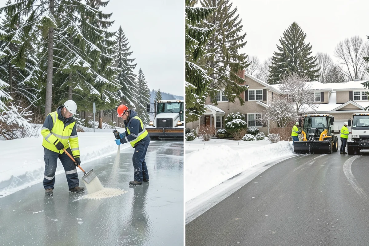 Snow Shoveling Services in Covington, King County, WA - We identify the surfaces best suited to hand work
