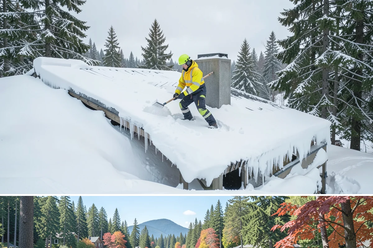 Snow Shoveling Services in Covington, King County, WA - Book hand-shoveling in early winter so detailed clearing is ready for the season's first snow.
