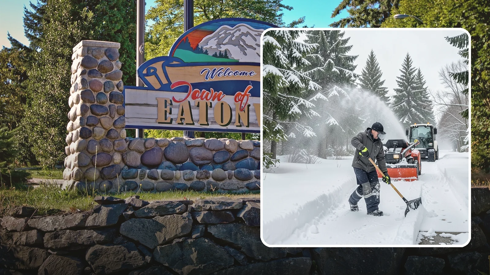 Snow Shoveling Services in Eatonville, Pierce County, WA - We hand-shovel walks, steps, and entries where careful clearing matters more than machine speed.