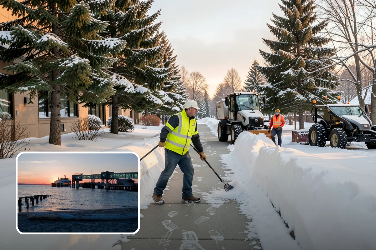 Snow Shoveling Services in Edmonds, Snohomish County, WA - Protects finished and decorative surfaces from damage