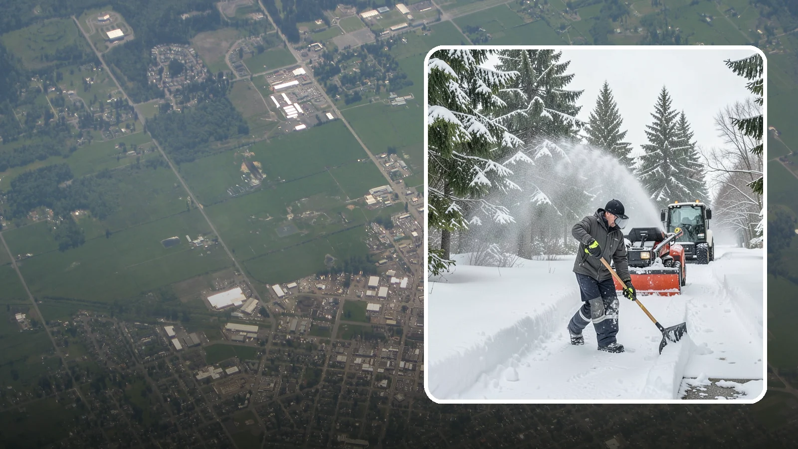 Snow Shoveling Services in Enumclaw, King County, WA - We hand-shovel walks, steps, and entries where careful clearing matters more than machine speed.