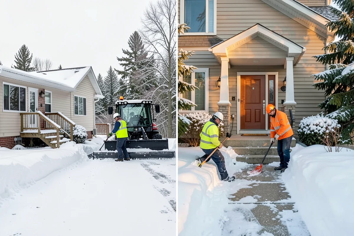 Snow Shoveling Services in Federal Way, King County, WA - We identify the surfaces best suited to hand work