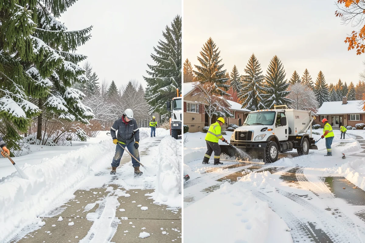 Snow Shoveling Services in Fife, Pierce County, WA - We identify the surfaces best suited to hand work