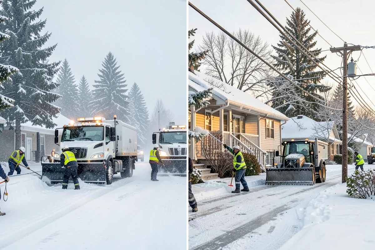 Snow Shoveling Services in Fircrest, Pierce County, WA - We identify the surfaces best suited to hand work