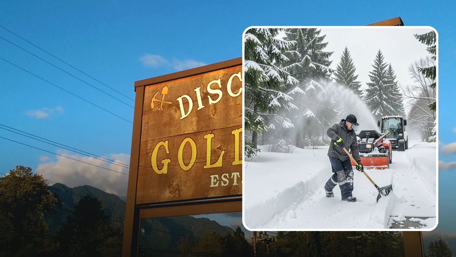 Snow Shoveling Services in Gold Bar, Snohomish County, WA - We hand-shovel walks, steps, and entries where careful clearing matters more than machine speed.