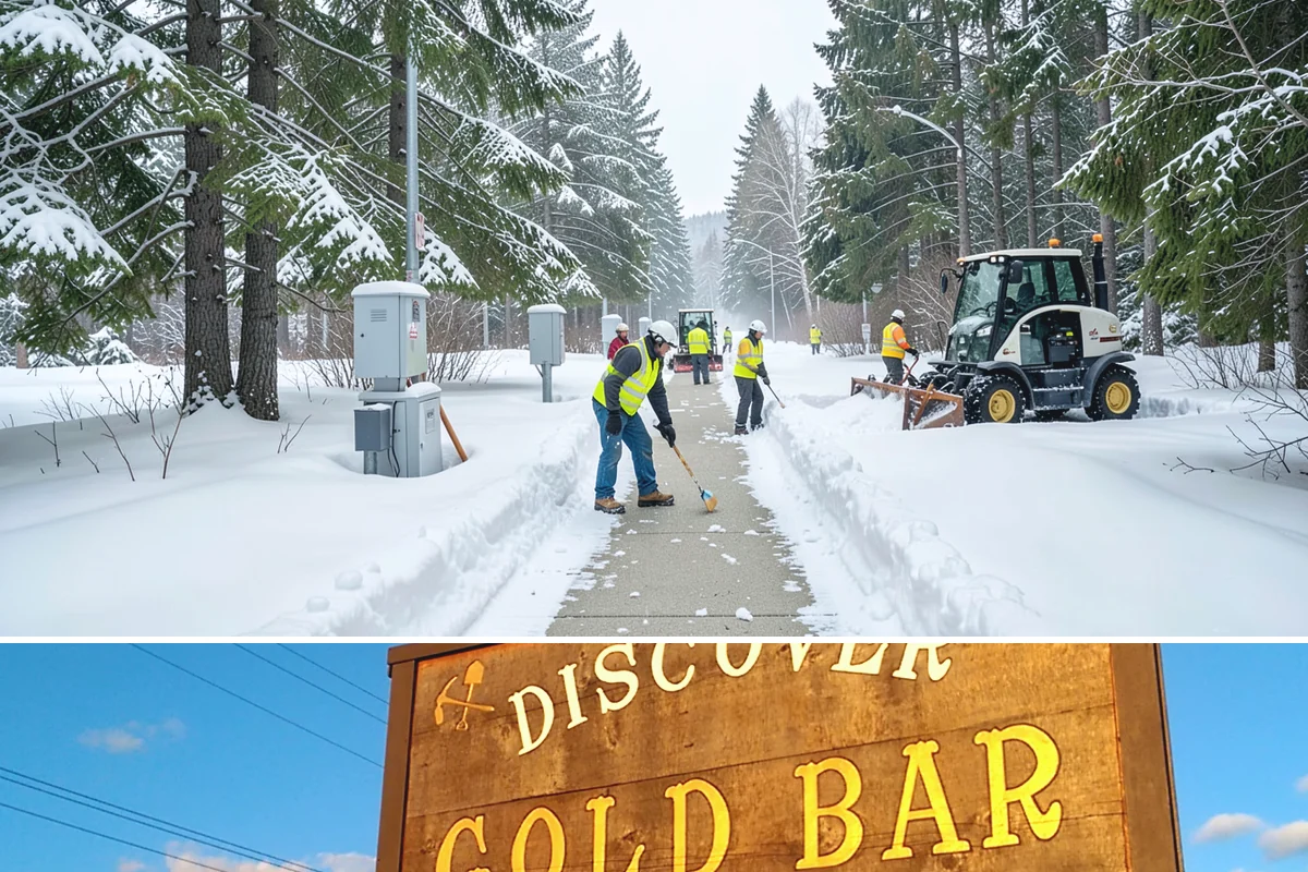 Snow Shoveling Services in Gold Bar, Snohomish County, WA - Book hand-shoveling in early winter so detailed clearing is ready for the season's first snow.