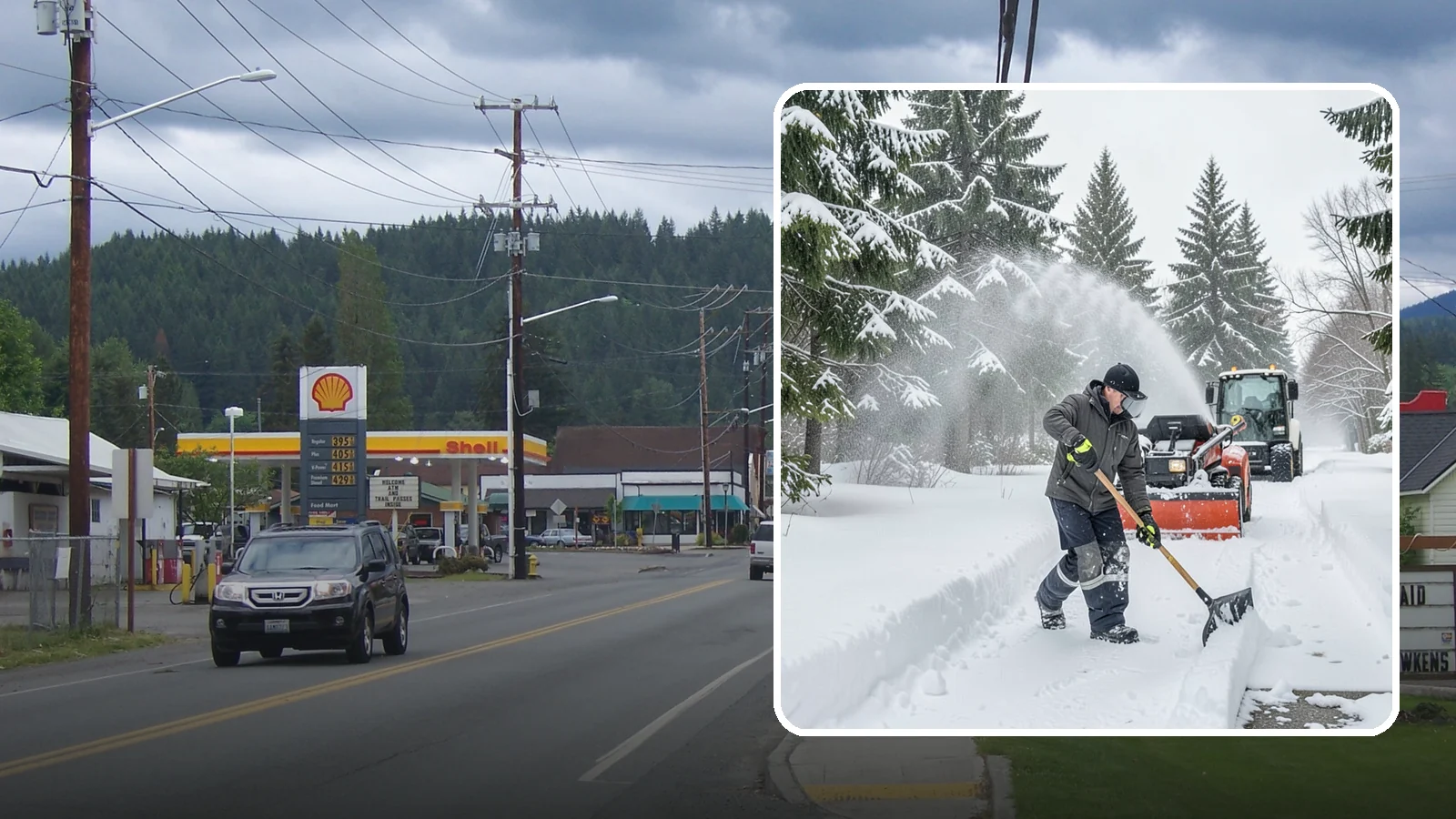 Snow Shoveling Services in Granite Falls, Snohomish County, WA - We hand-shovel walks, steps, and entries where careful clearing matters more than machine speed.