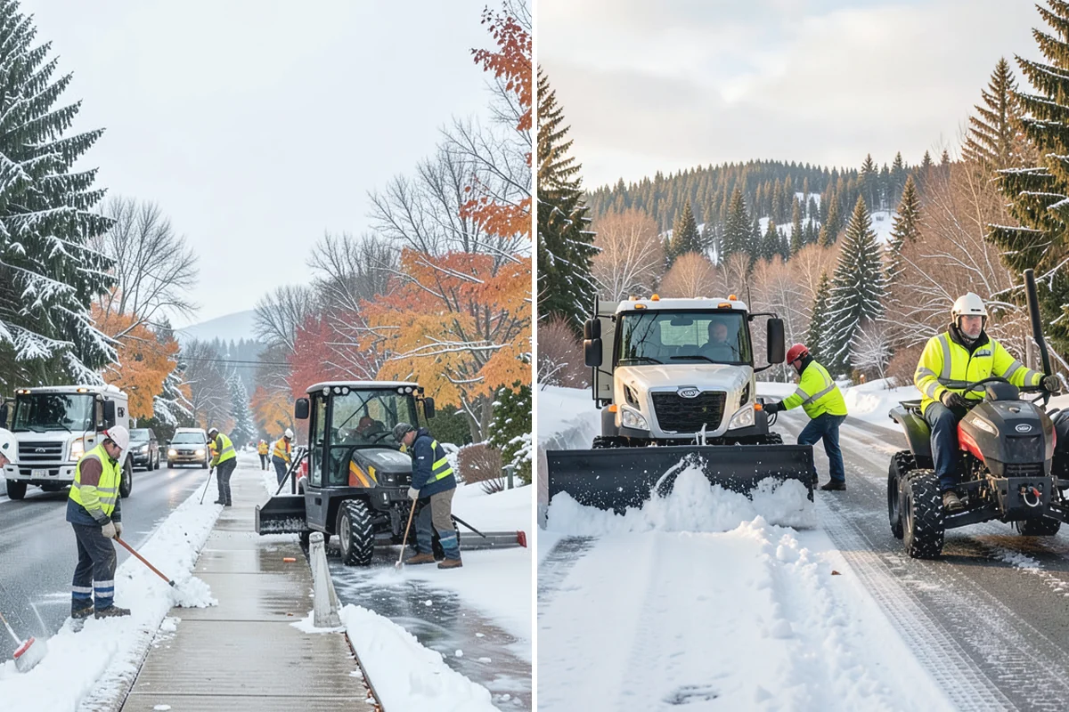 Snow Shoveling Services in Granite Falls, Snohomish County, WA - We identify the surfaces best suited to hand work